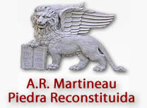 Reconstituted stone AR Martineau